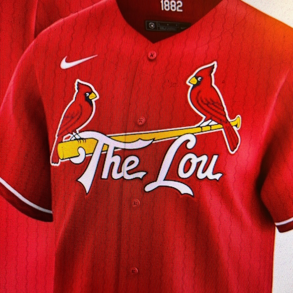 Men’s St Louis Cardinals Nike Res 2024 City Connect Limited Jersey, New, XXL TTG